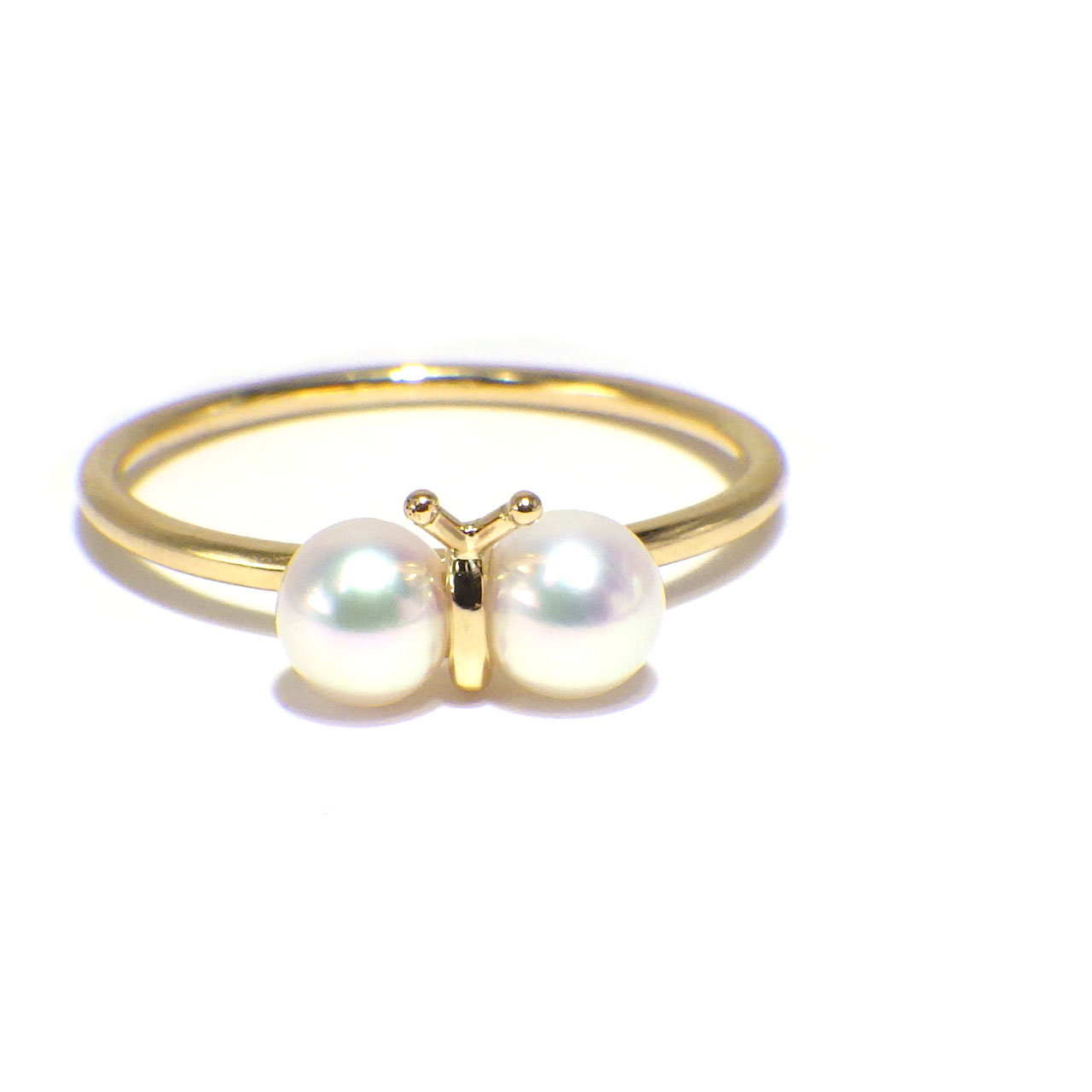 アコヤ真珠のてふてふリング サイズオーダーがお受けできるようになりました