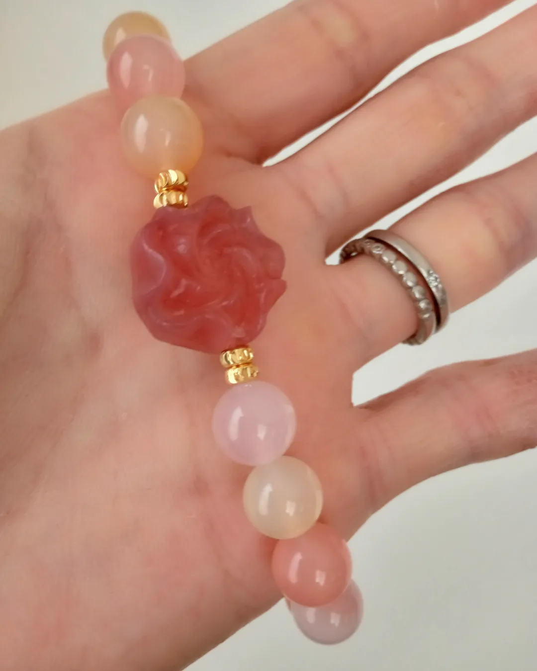 カラフル塩源瑪瑙薔薇ブレス