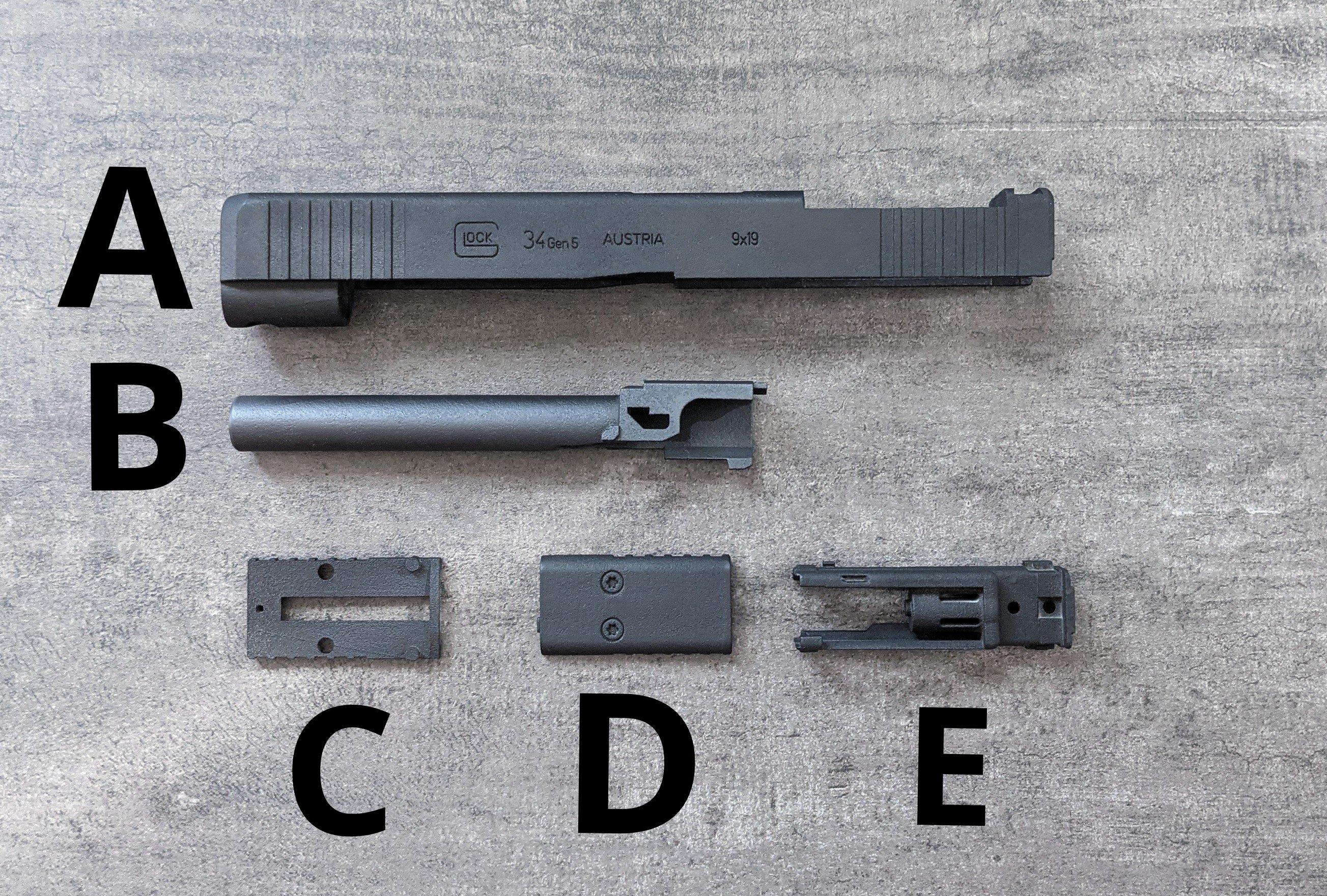 g34 gen5 mos スライドキットのみ