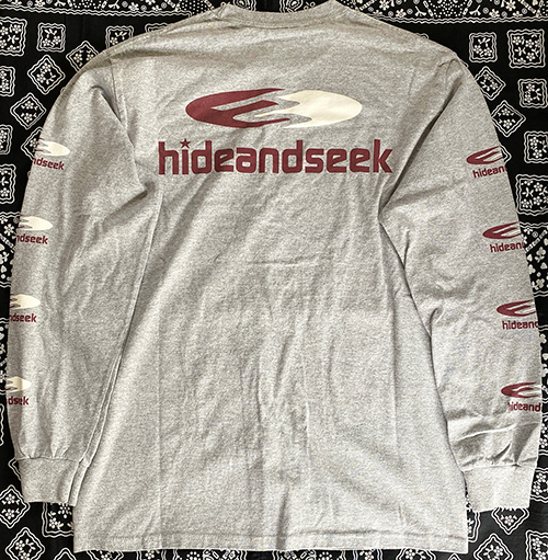 HIDEANDSEEK 26AW CIRCLE LOGO L/S TEE(H-GRY)発売開始