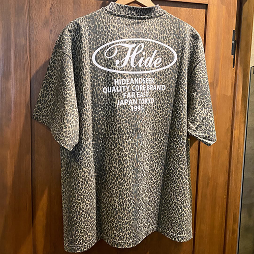 HIDEANDSEEK 26SS CAMO S/S TEE(LEOPARD)発売開始