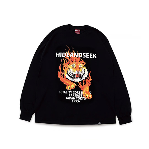 HIDEANDSEEK 25SS TIGER L/S TEE発売開始