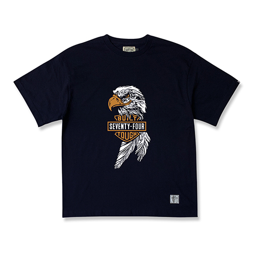 SEVENTY FOUR 26SS T-SHIRT(EAGLE FACE)(NAVY)発売開始