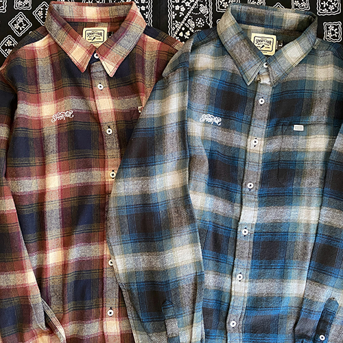 SEVENTY FOUR 26FW CHECKED FLANNEL SHIRT L/S発売開始