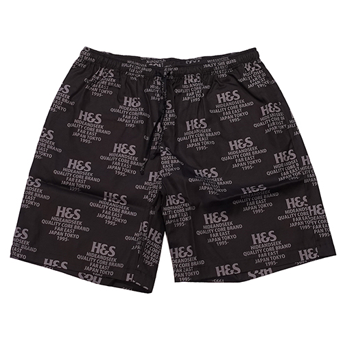 HIDEANDSEEK 25SS LOGO SHORT(BLACK)発売開始