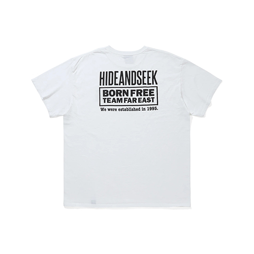 HIDEANDSEEK 26SS BORN FREE S/S TEE(WHITE)発売開始