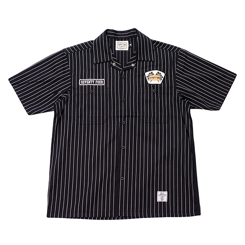 SEVENTY FOUR 24SF STRIPED WORK SHIRT S/S発売開始