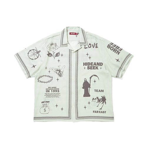 HIDEANDSEEK 26SS TEAM S/S SHIRT(BEIGE×BROWN)発売開始
