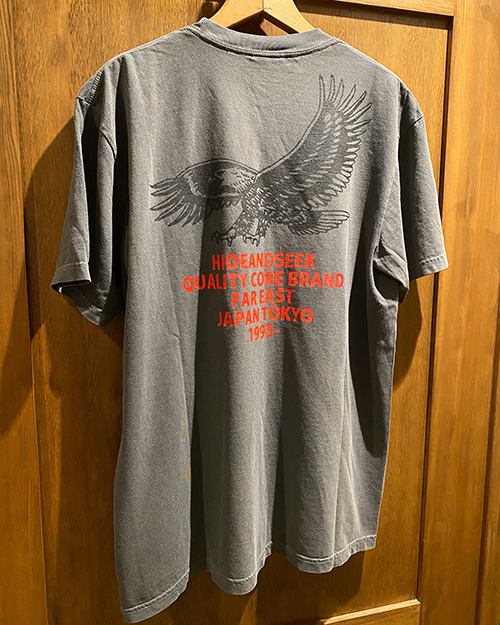HIDEANDSEEK 25SS EAGLE S/S TEE-2発売開始