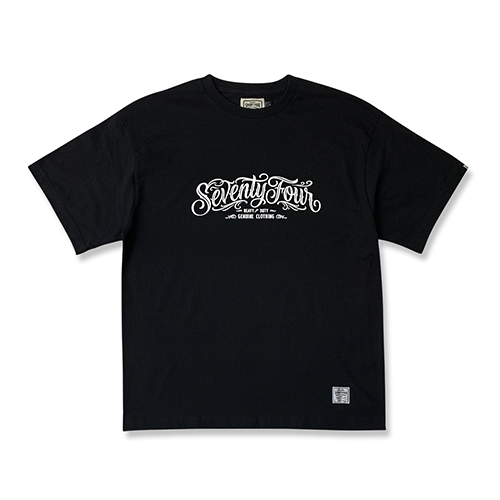 SEVENTY FOUR 26SF T-SHIRT(SCRIPT)(BLACK)発売開始