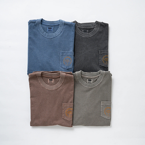 RATS 25SS PIGMENT DYED POCKET TEE発売開始