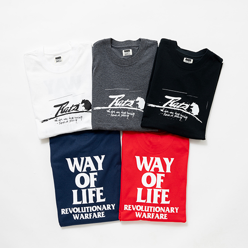 RATS 24SS SCRIPT LOGO WAY OF LIFE TEE発売開始