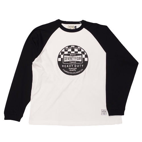 SEVENTYFOUR 24FW BASEBALL T SHIRT L/S(WHT×BLK)発売開始