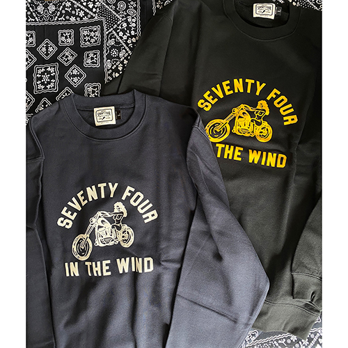 CREW NECK SWEAT SHIRT (IN THE WIND)発売開始