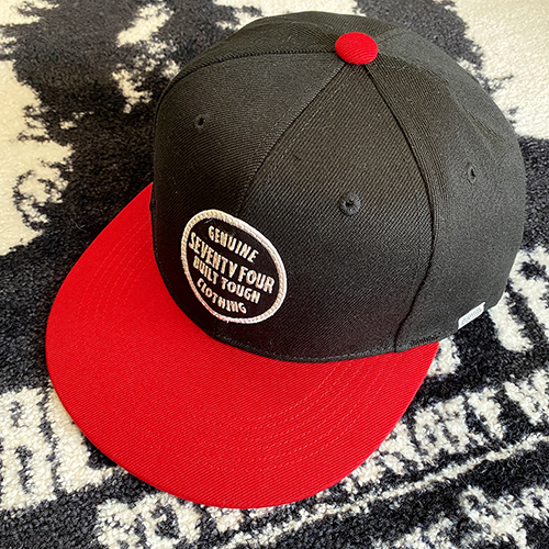 SEVENTY FOUR 26SF BASEBALL CAP(BLACK×RED)発売開始