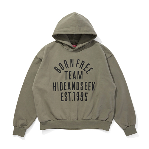 HIDEANDSEEK 25AW COLLEGE HOODED SWEAT SHIRT発売開始