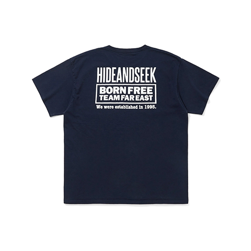 HIDEANDSEEK 26SS BORN FREE S/S TEE(NAVY)発売開始