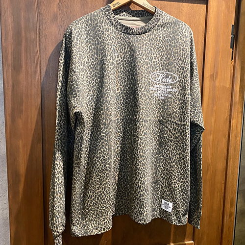 HIDEANDSEEK 26SS CAMO L/S TEE(LEOPARD)発売開始