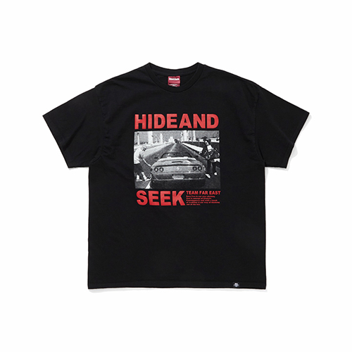 HIDEANDSEEK 26SS 90s S/S TEE(BLK×RED)発売開始
