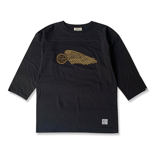 SEVENTY FOUR 25FW FOOTBALL T-SHIRT(BLACK)発売開始