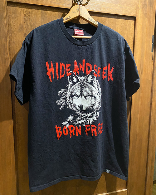 HIDEANDSEEK 25SS WOLF S/S TEE発売開始