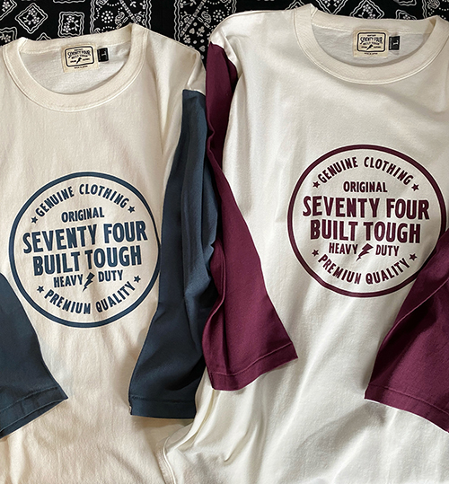 SEVENTY FOUR 26SF BASEBALL T-SHIRT(STAMP LOGO)発売開始