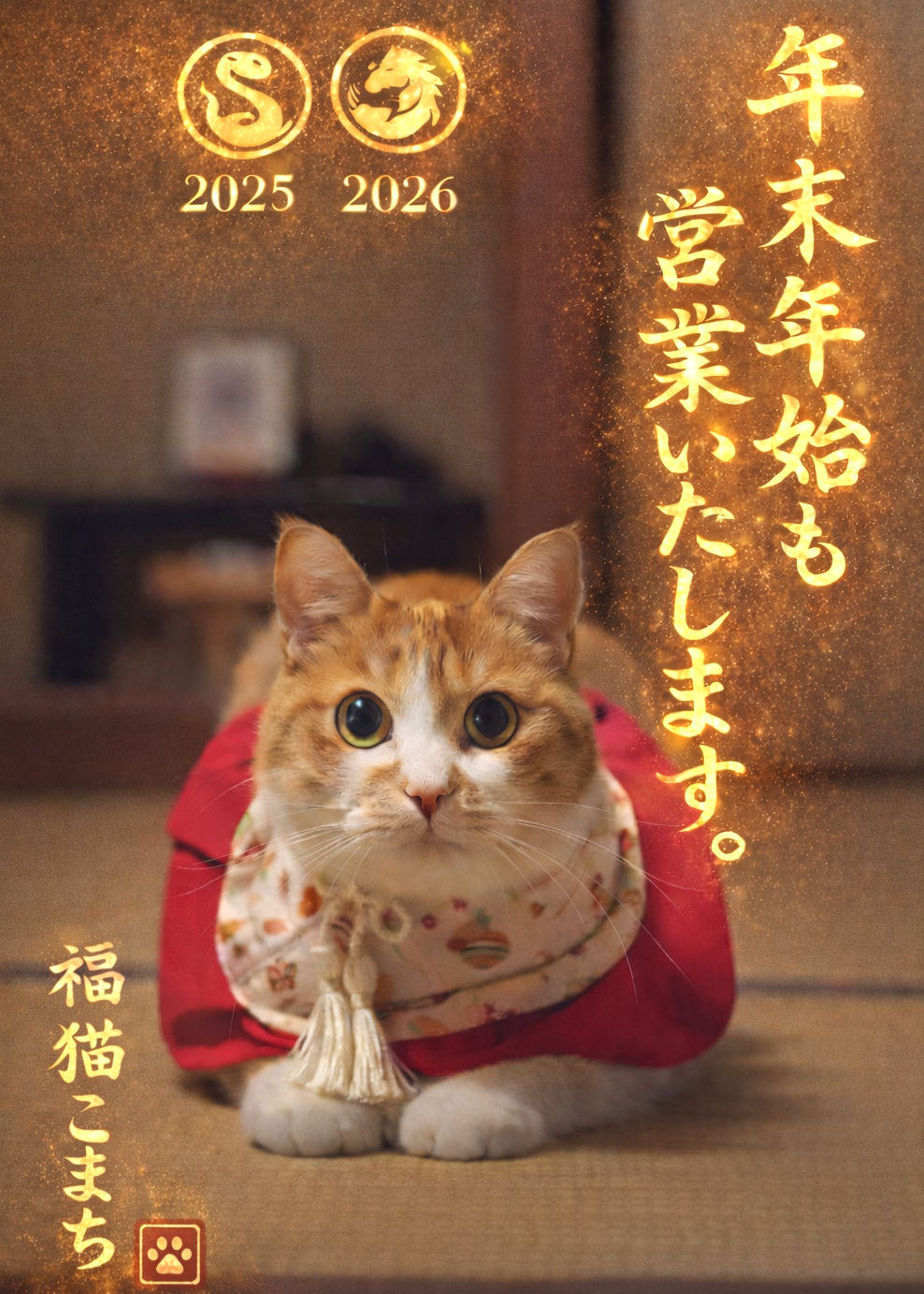 🐍年末年始のご挨拶 🐴💨