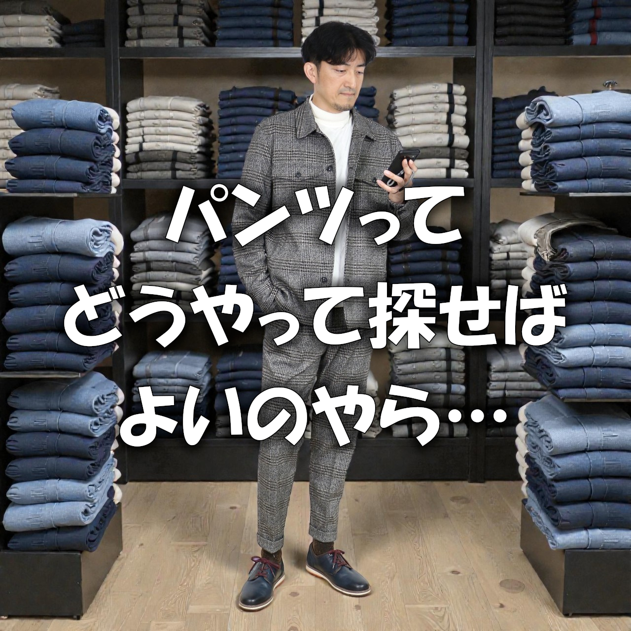 トールサイズ向け【パンツの選び方ポイント】