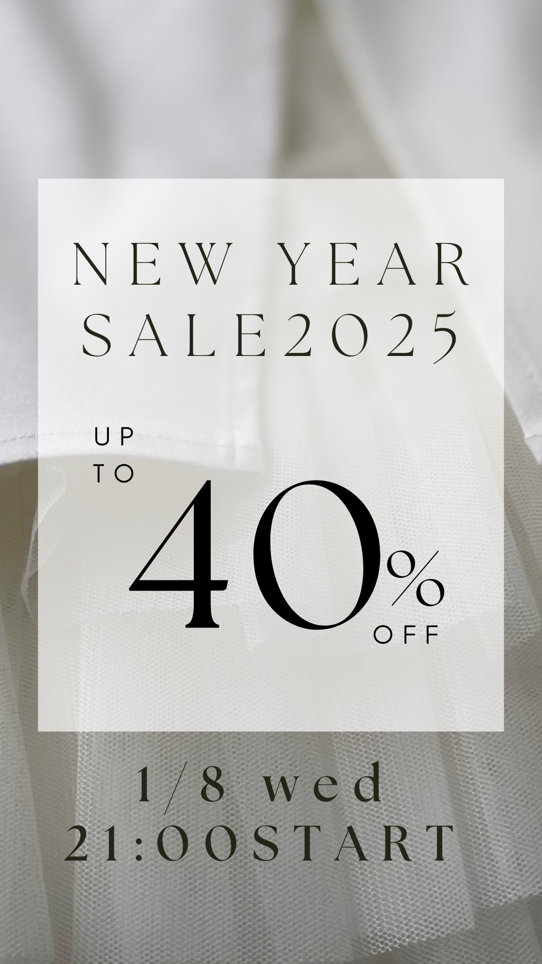 New year SALE 2025