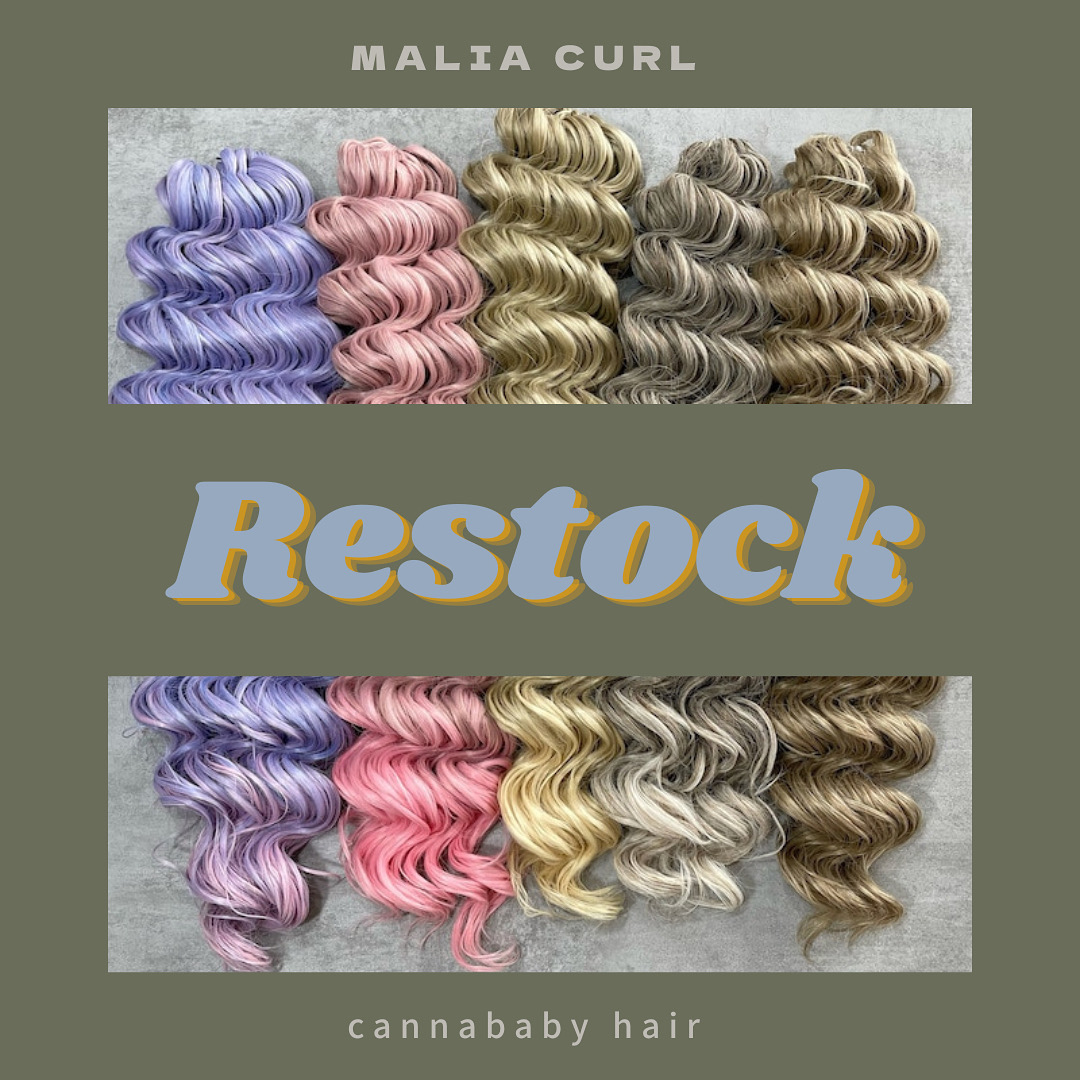 𝗥𝗲𝘀𝘁𝗼𝗰𝗸 - MALIA curl再入荷！！