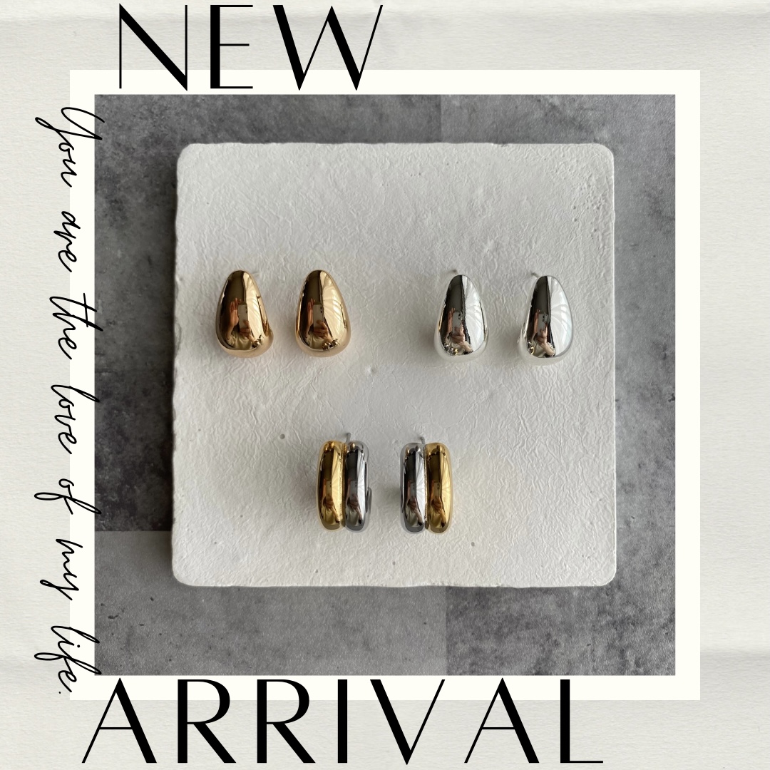 new arrival ボリュームピアス