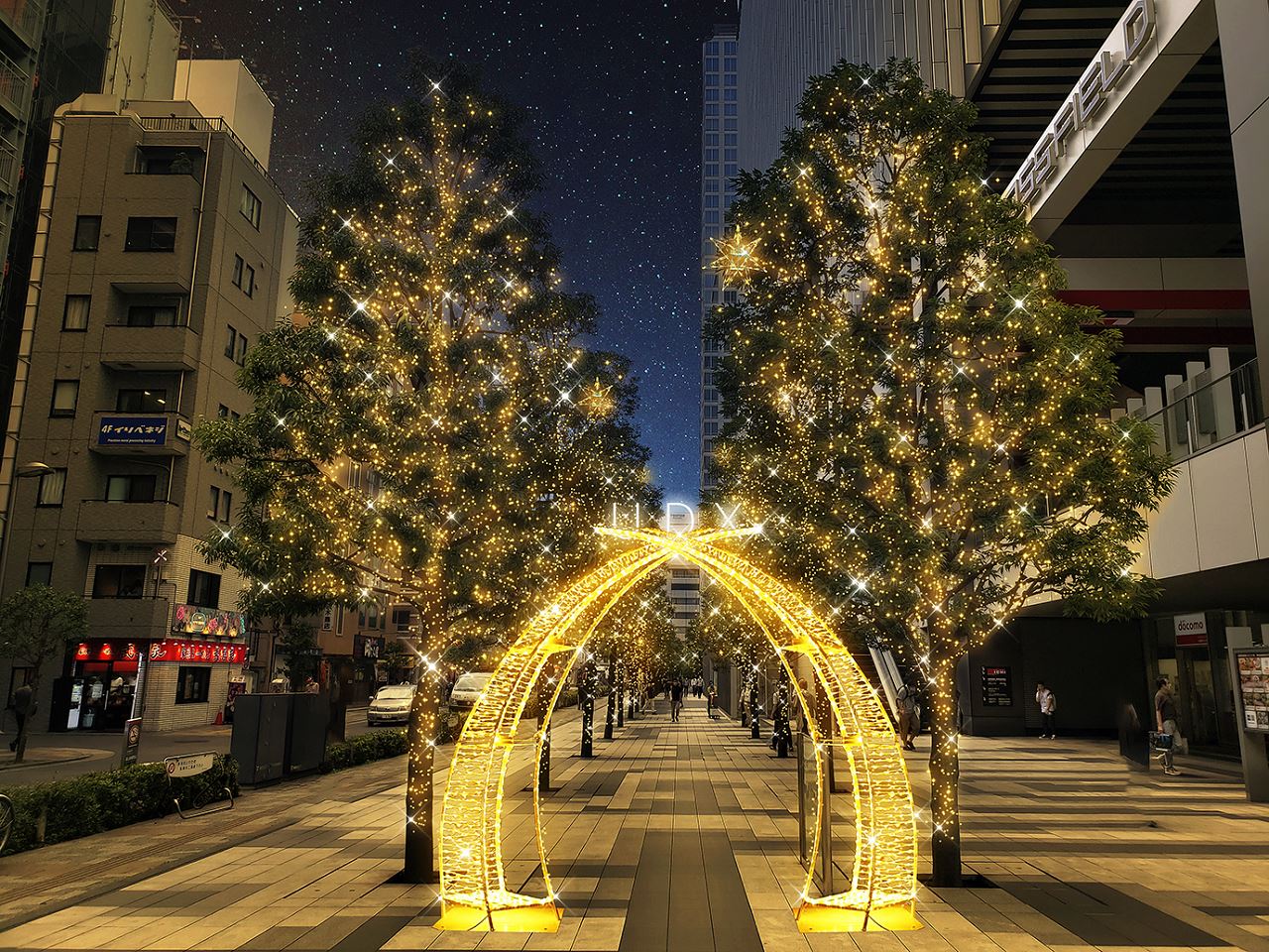 秋葉原の“冬の風物詩”街を彩る『UDX Illumination 2022』が 11月5日から開催