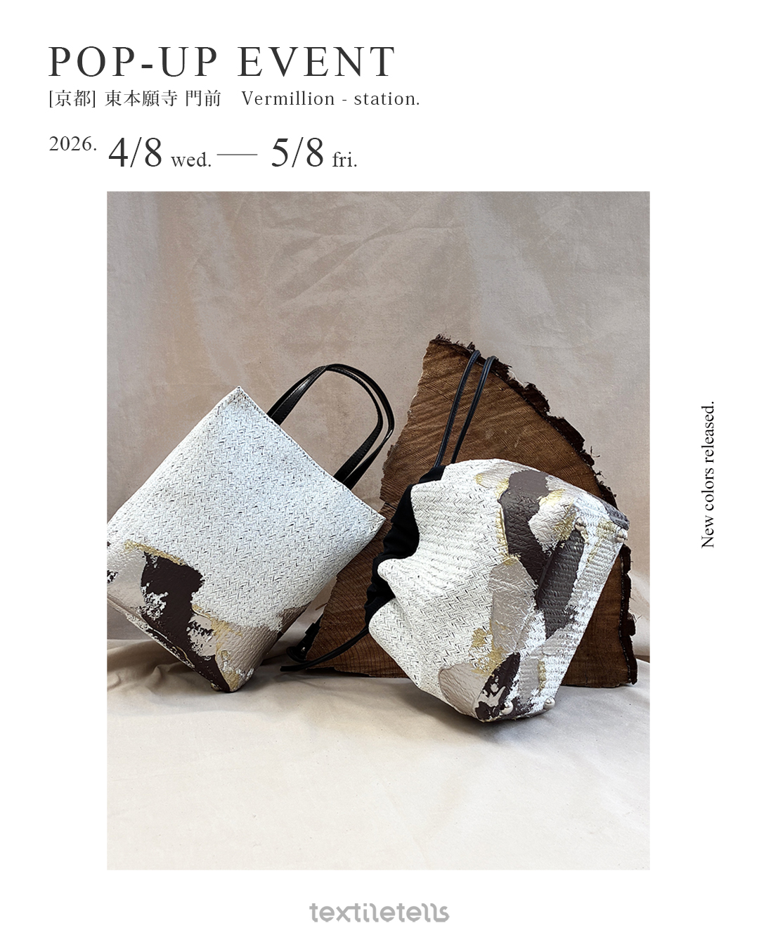 [京都] POP-UP & WORK SHOP 開催🌸 / Vermillion-station.