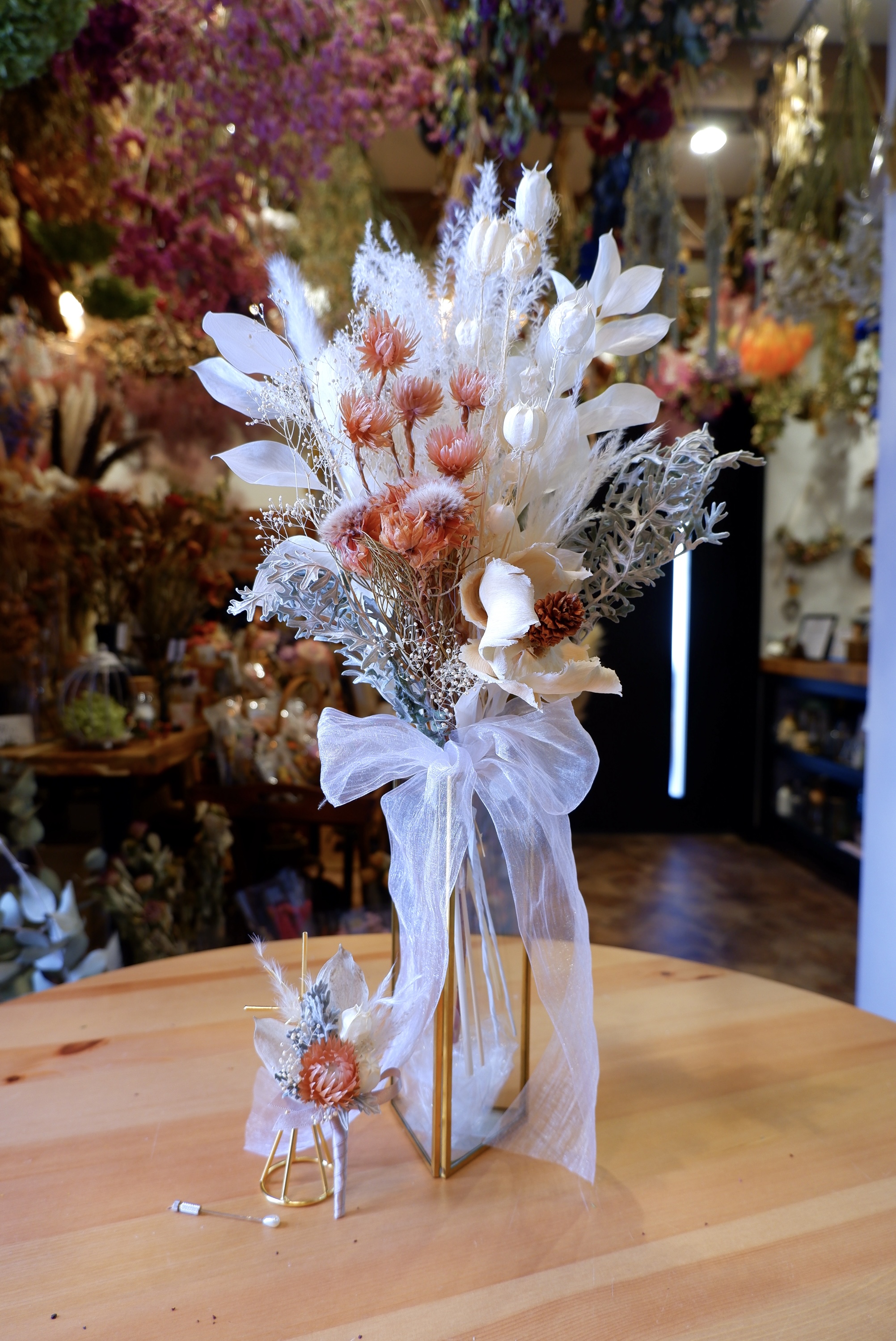 ウェディングブーケ・ブートニア