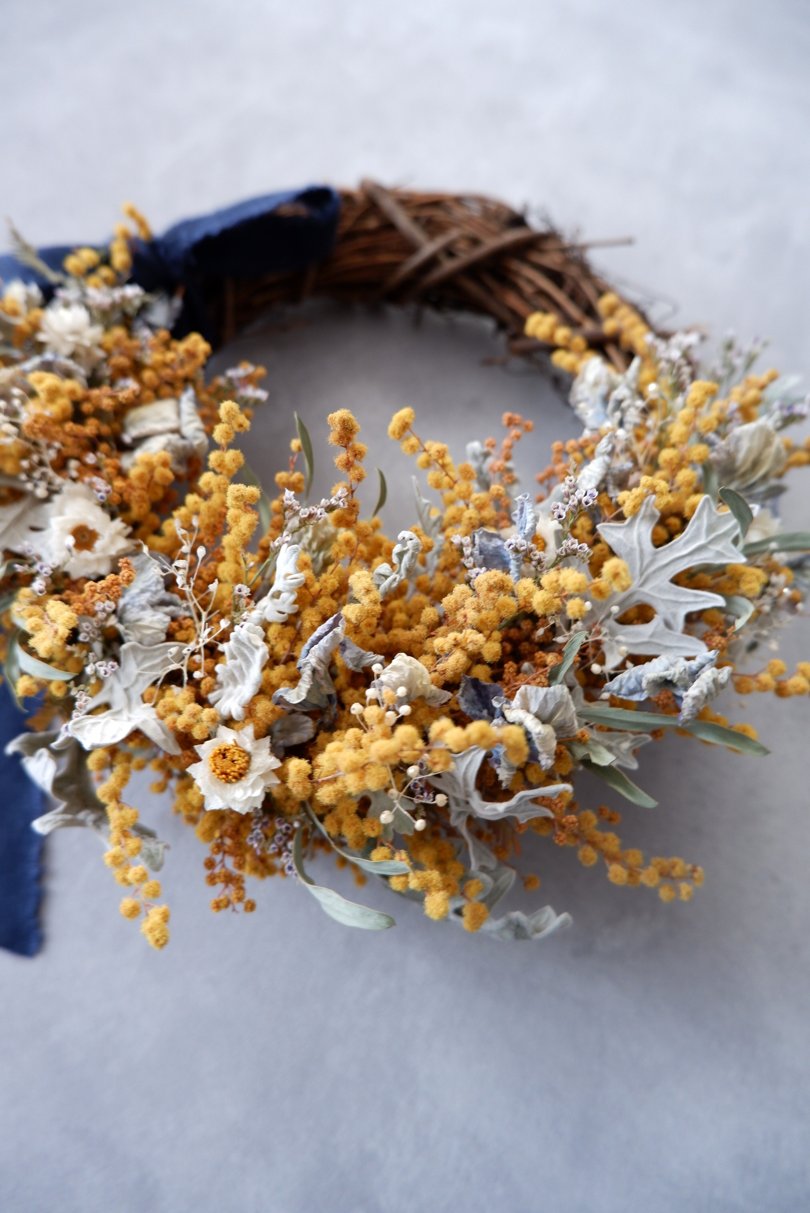 ミモザのリース