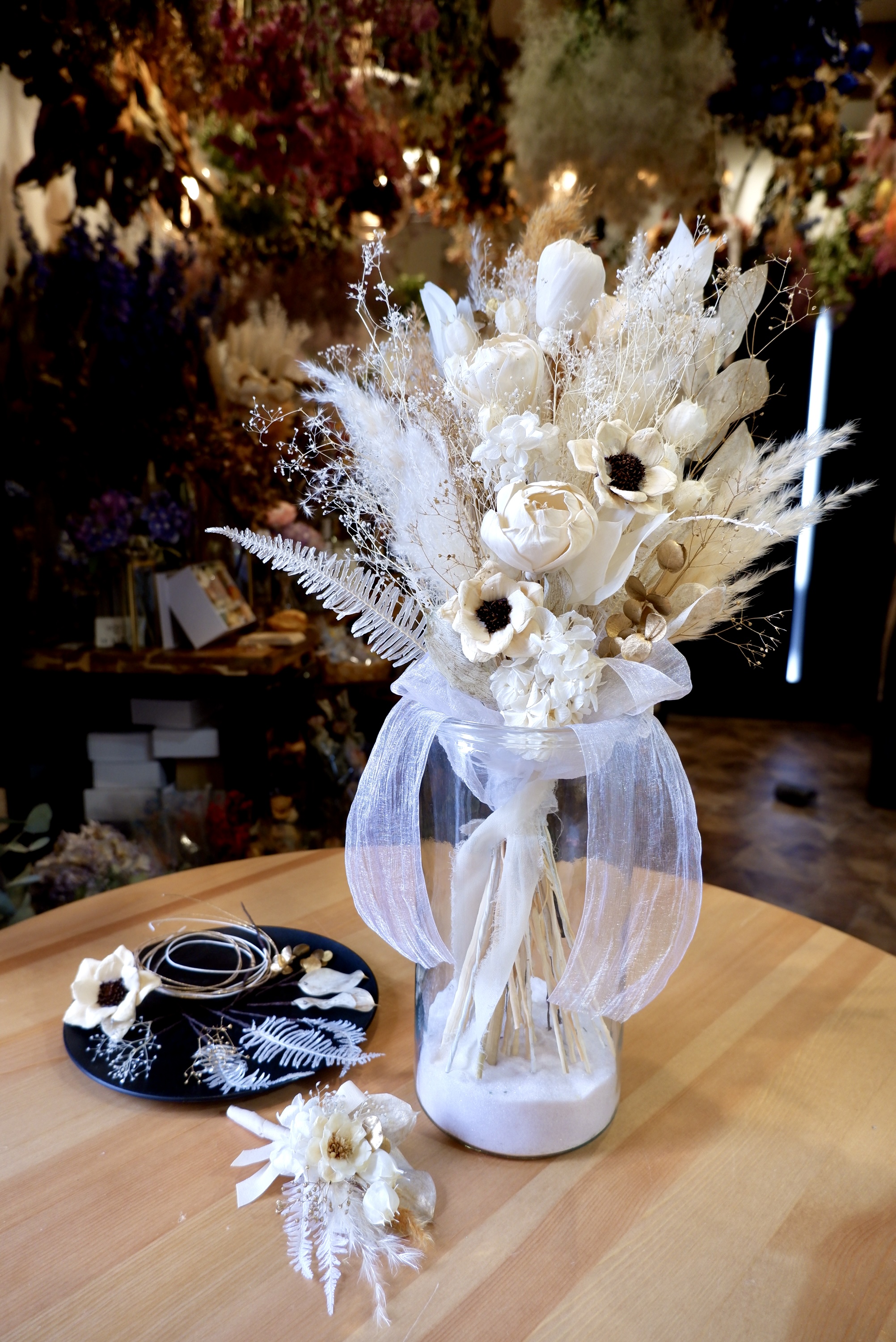 オーダーウェディングブーケ・ブートニア・ベッドパーツ