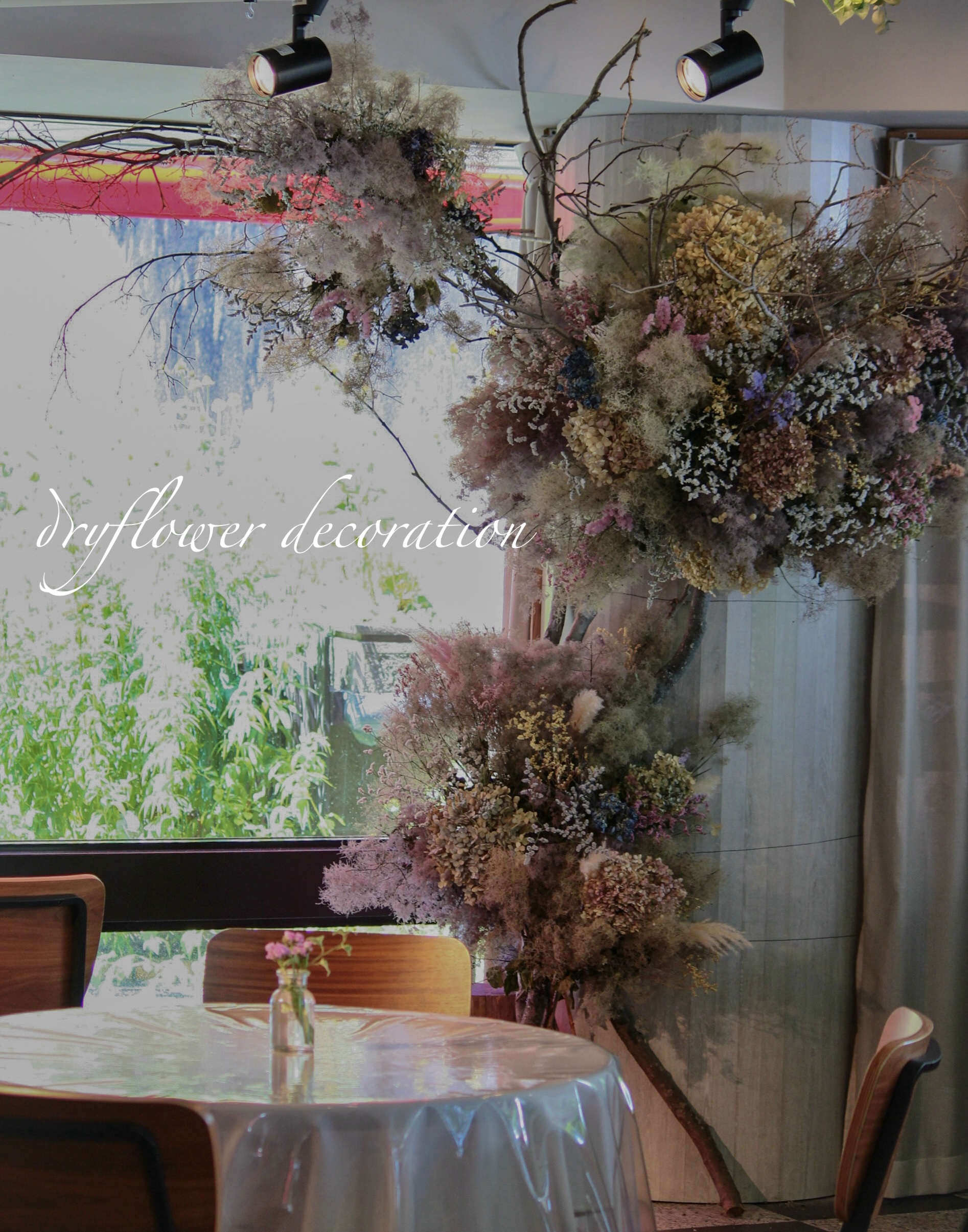 【お知らせ】福岡市植物園 展望台カフェ装飾