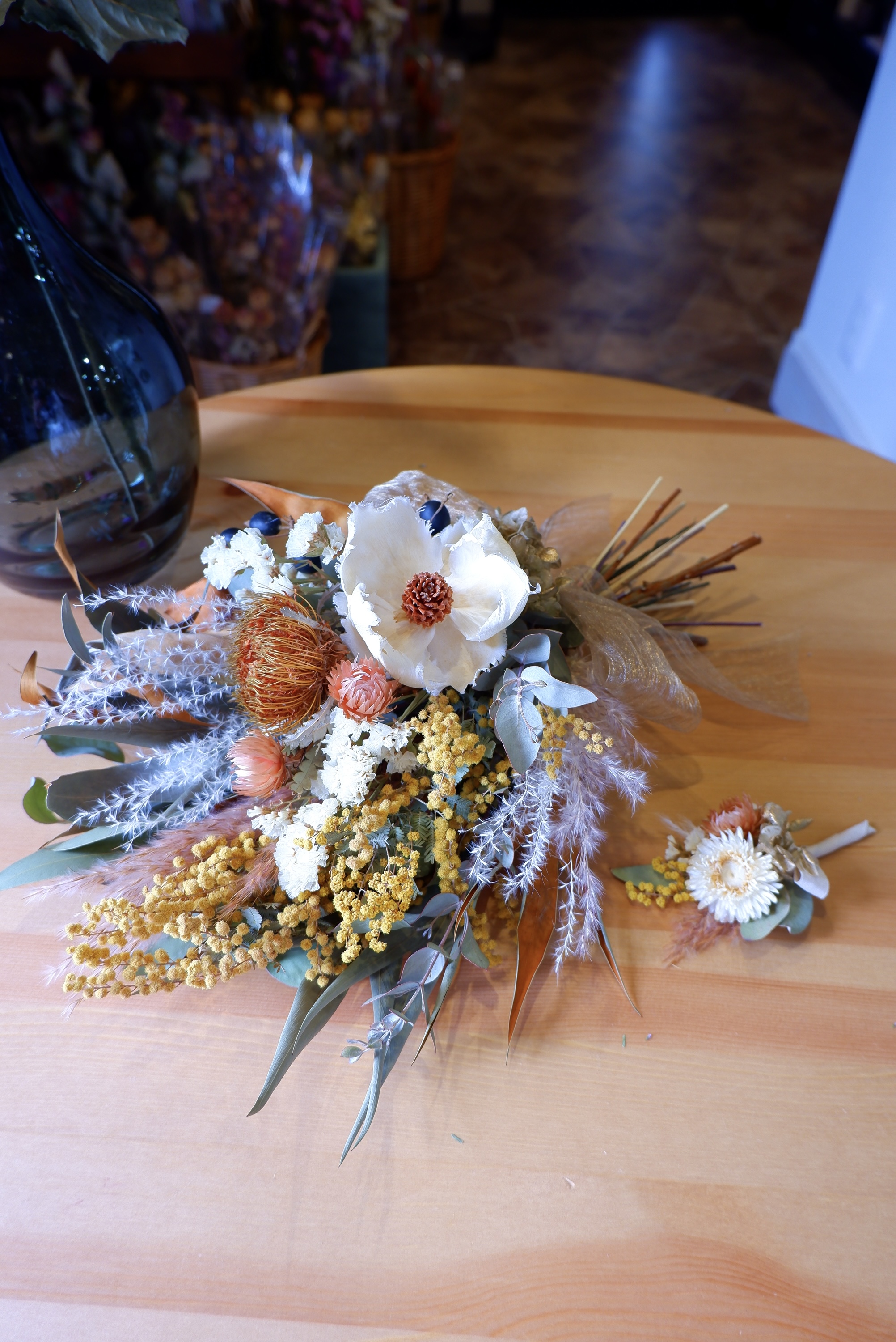 オーダーウェディングブーケ・ブートニア