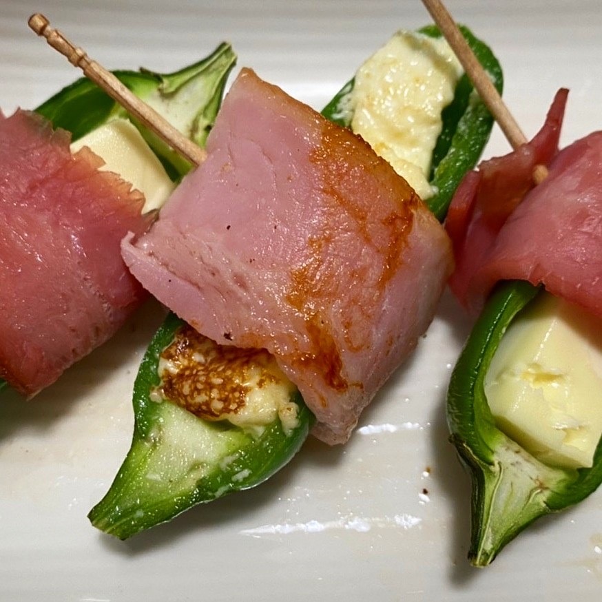 ハラペーニョのチーズベーコン焼き