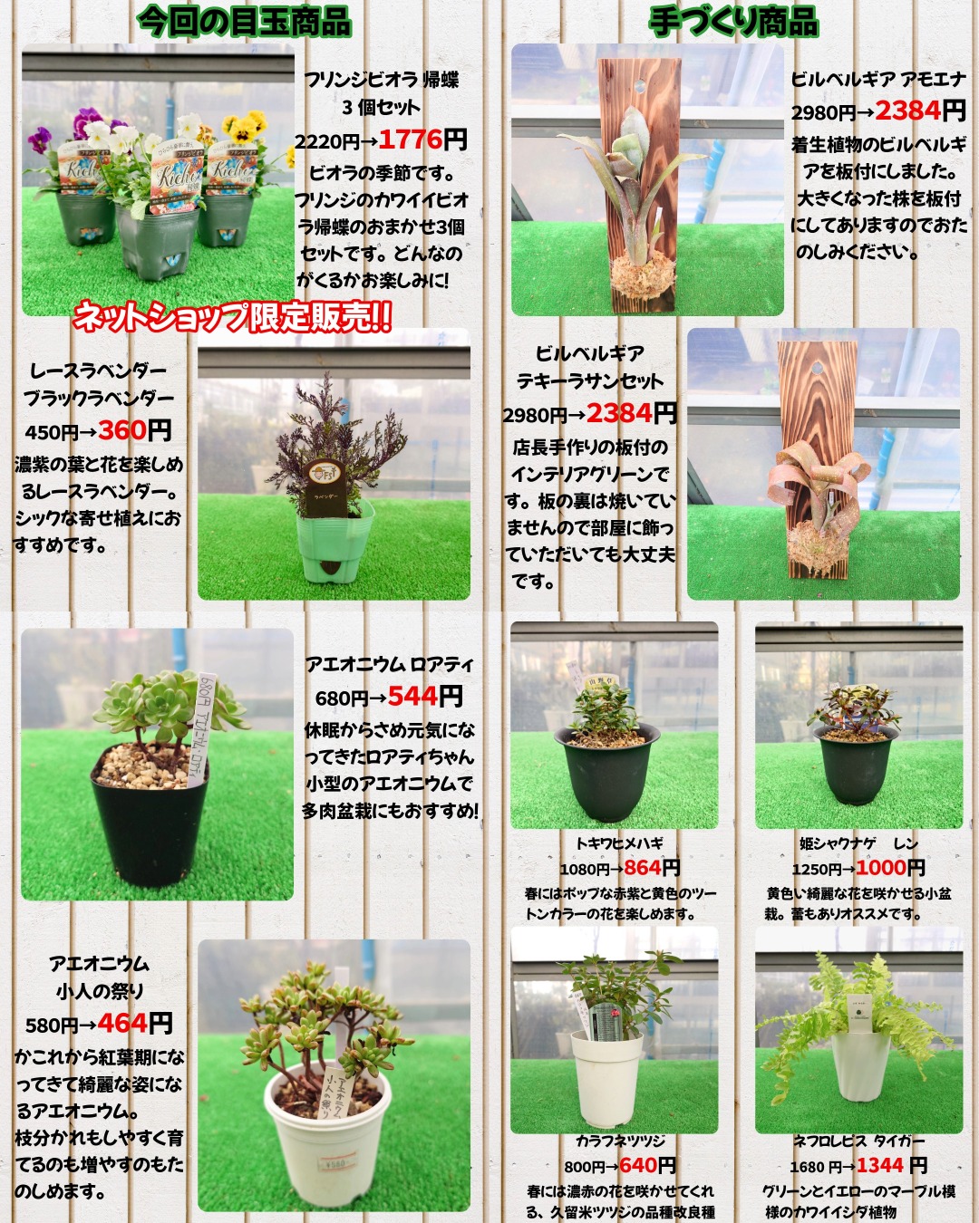 11/26商品ラインナップ更新！