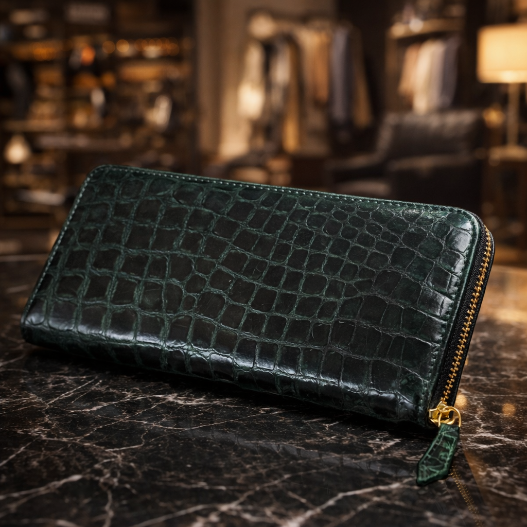 《スモールクロコダイル》 ポロサス ロング ウォレット！定番の長財布の紹介！