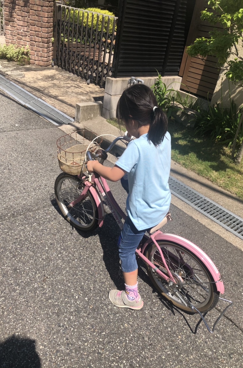 子供の自転車練習と家庭菜園をしました。