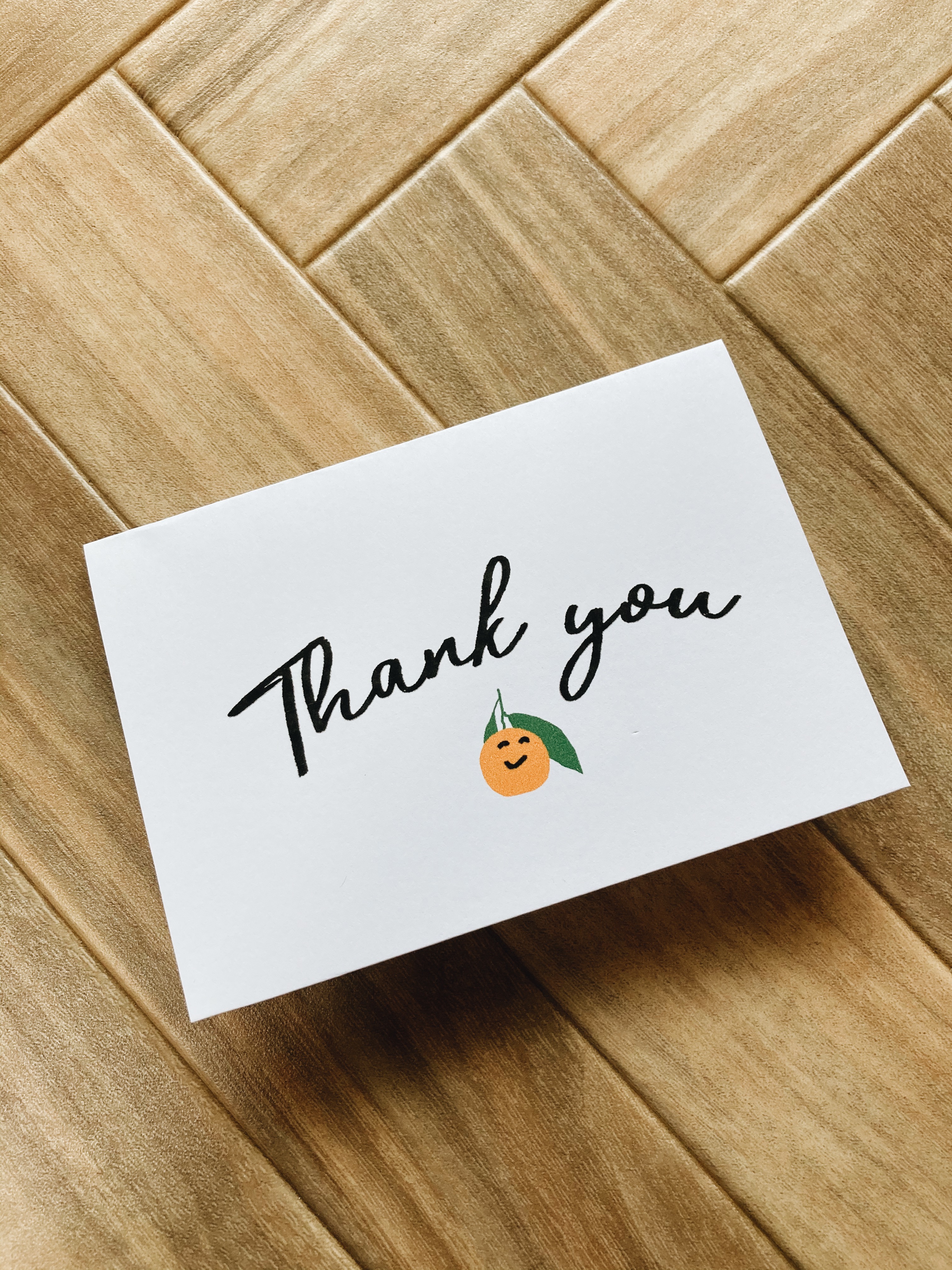 [Free!] Thank you！メッセージカードを作りました。