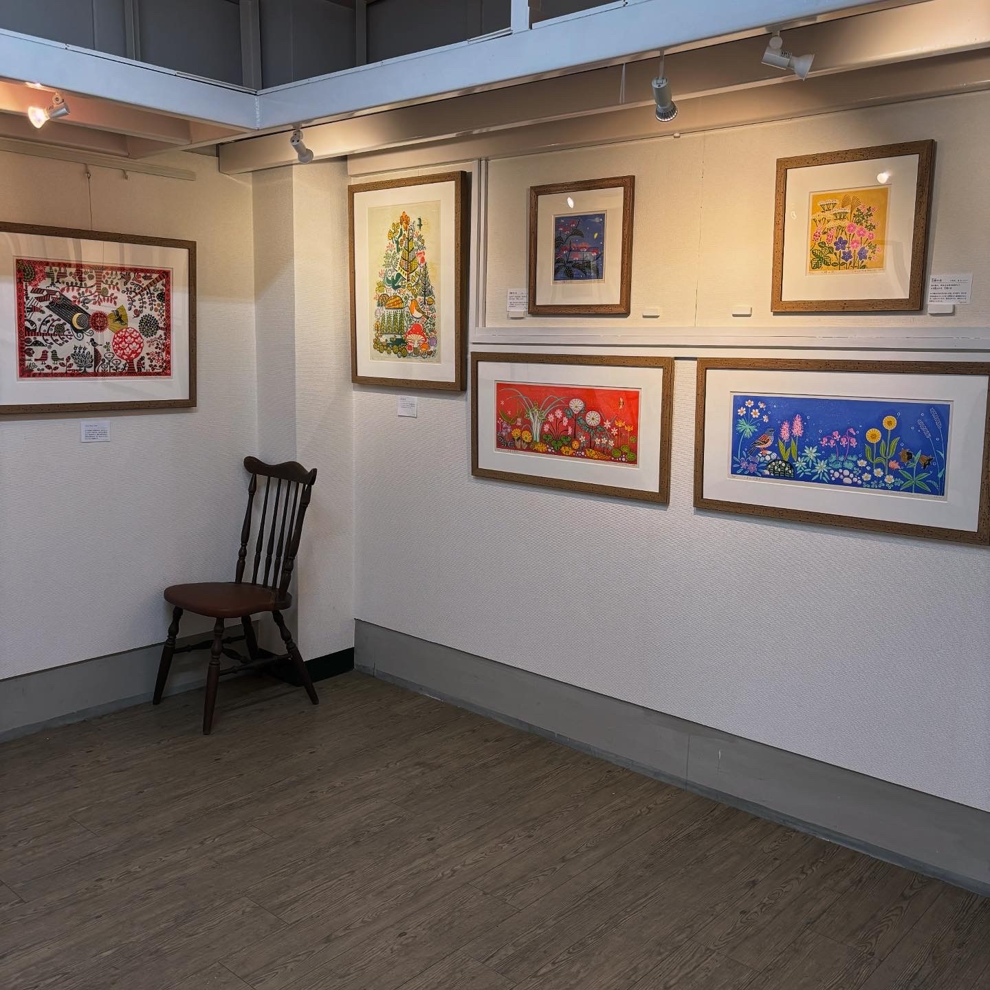 久木朋子さんの木版画展　はじまりました！