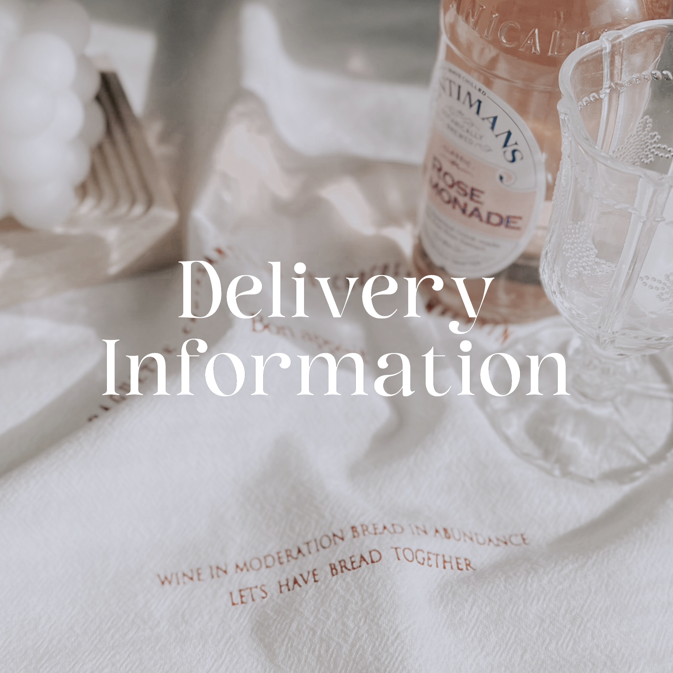 【Delivery Information】発送業務に関してのお知らせ