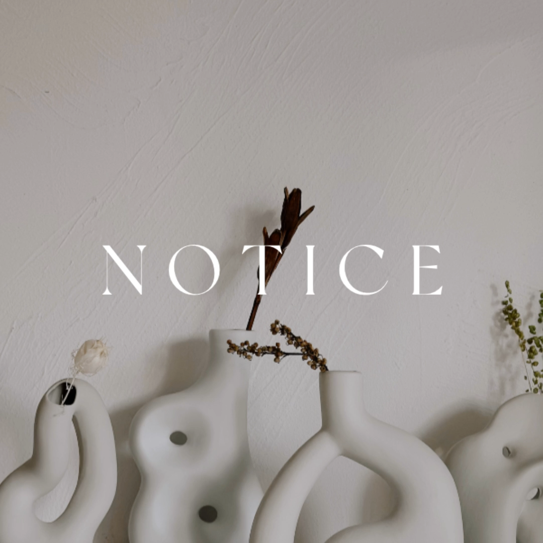 【NOTICE】春節期間予約商品の発送について