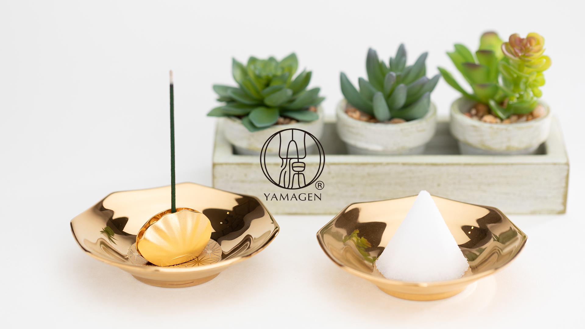 【盛り塩のお皿】黄金八角形のお皿が入荷いたしました