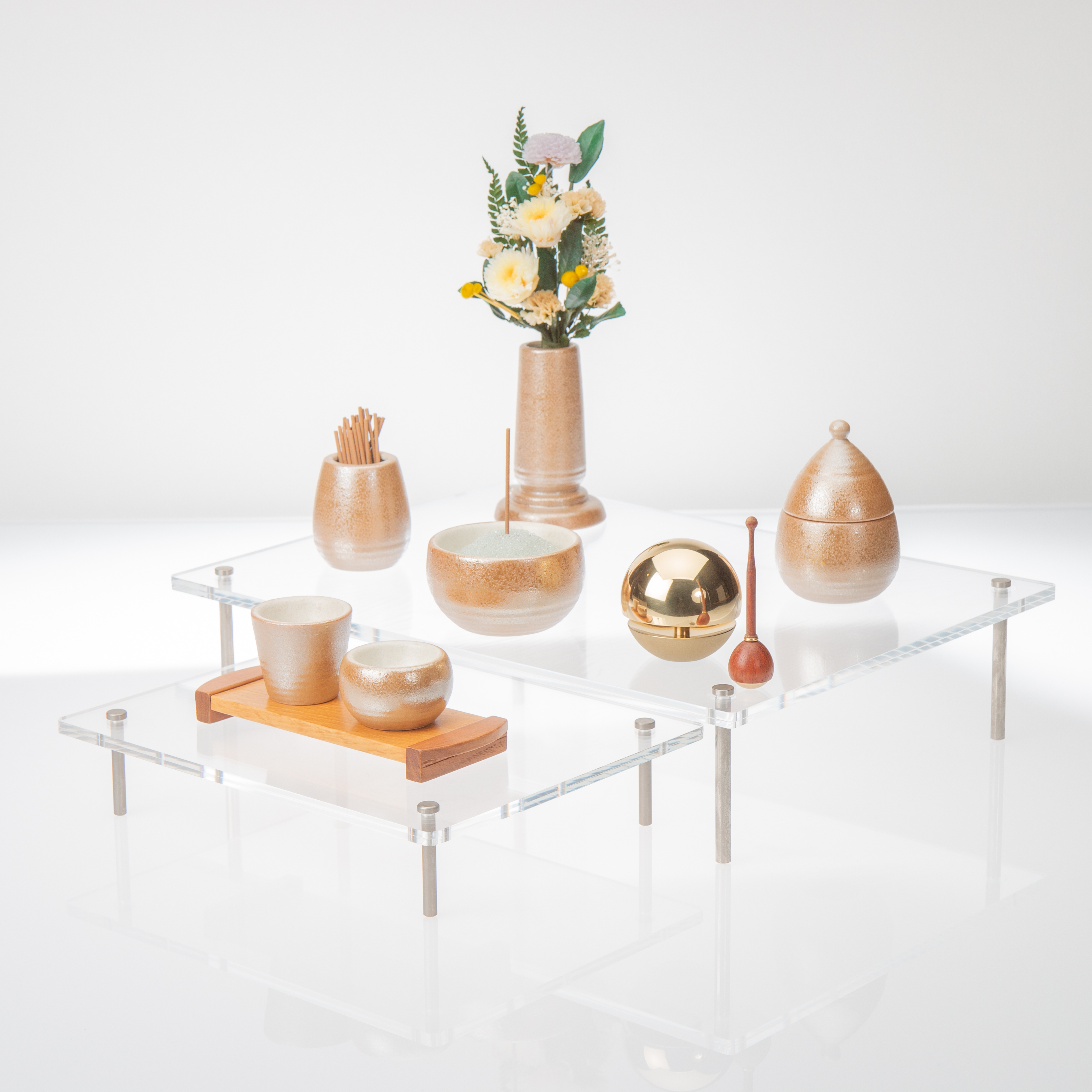 【パールオレンジ】五具足セット販売再開のお知らせ