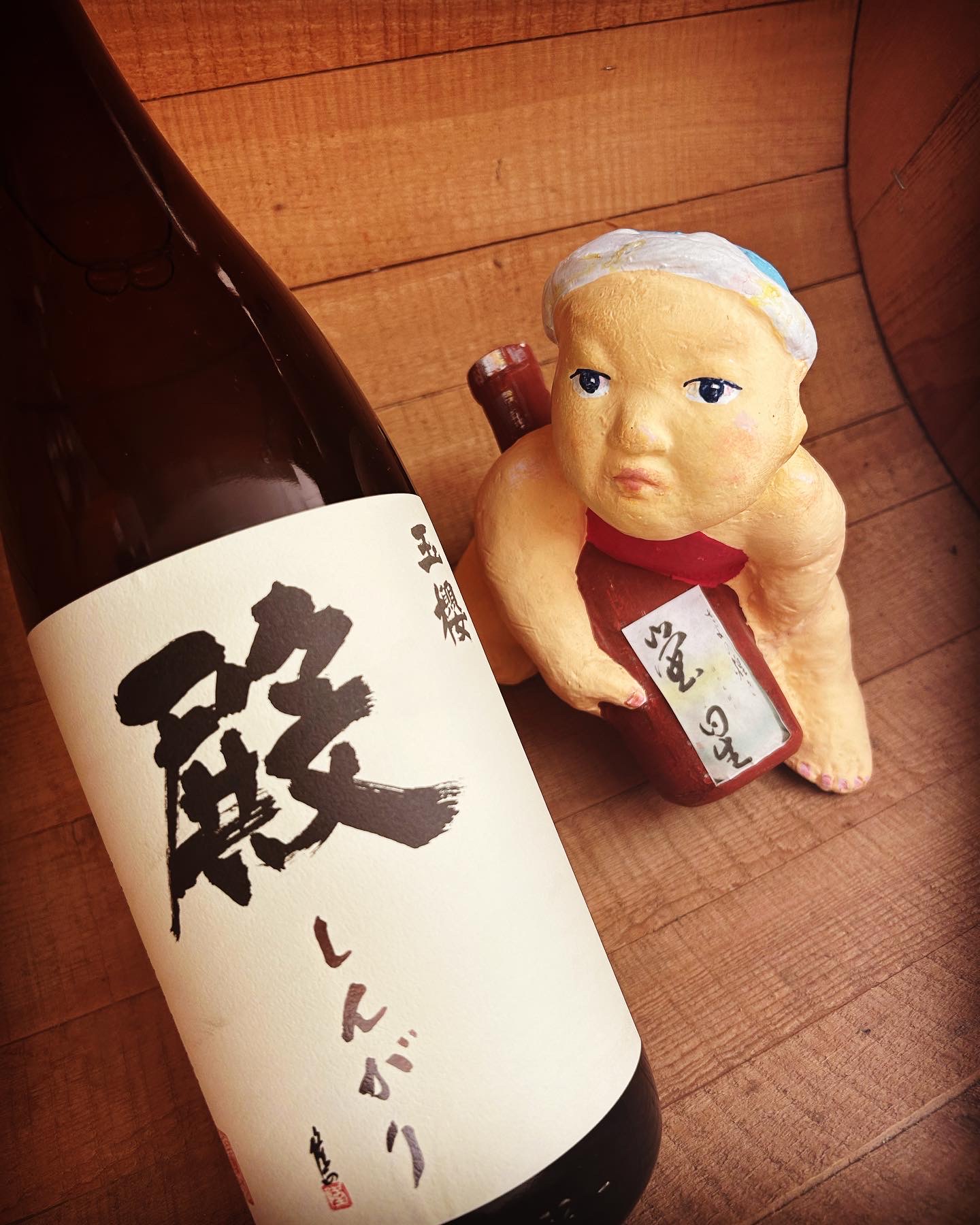 月と戯れ純米燗・・「玉櫻　殿　五百万石純米」