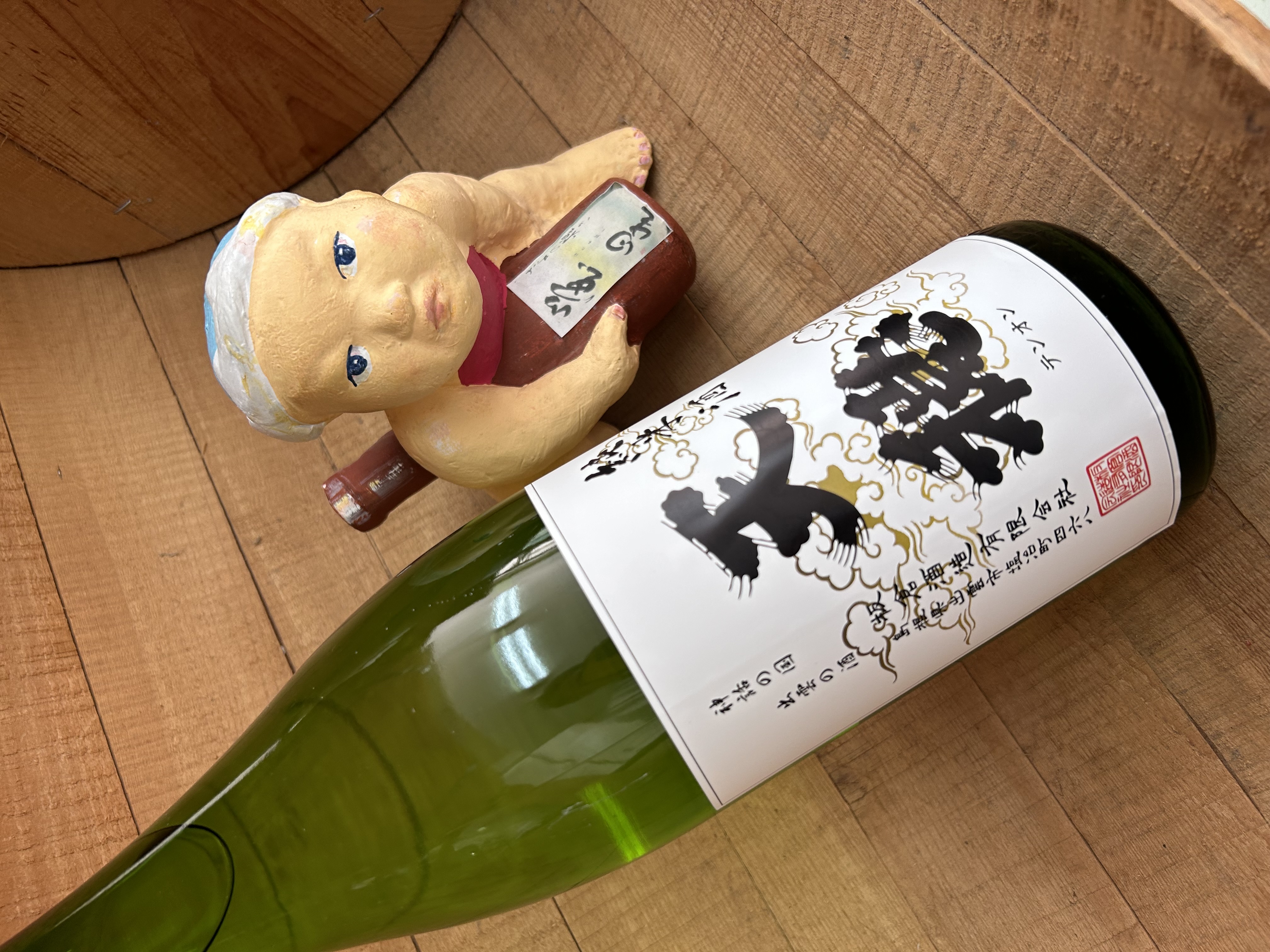 お盆に呑みたい純米燗・・「天穏　純米酒(白ラベル)R 4BY」